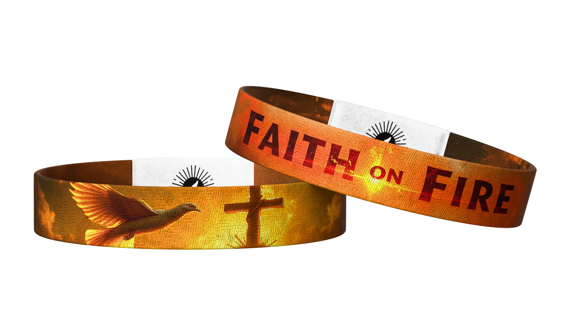 Faith On Fire Bible Verse Bracelet