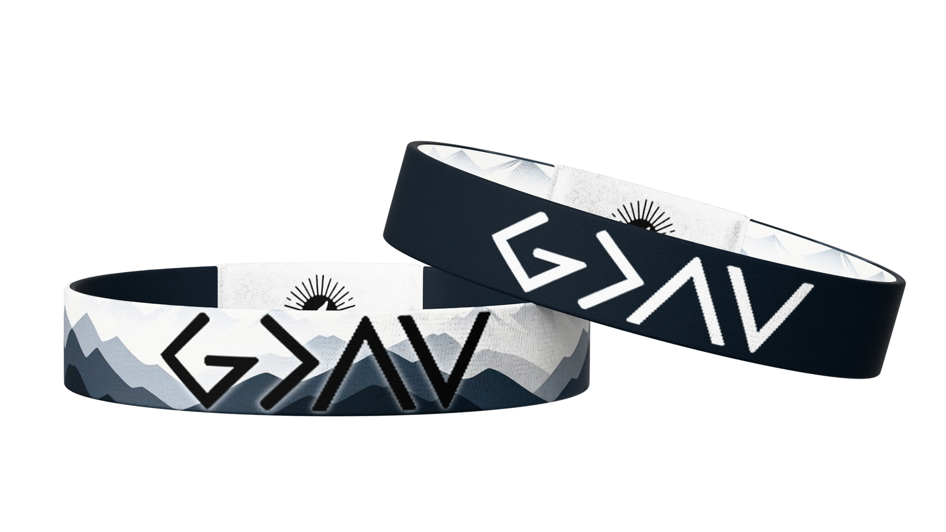 God's Greater Than Highs and Lows Bible Verse Bracelet
