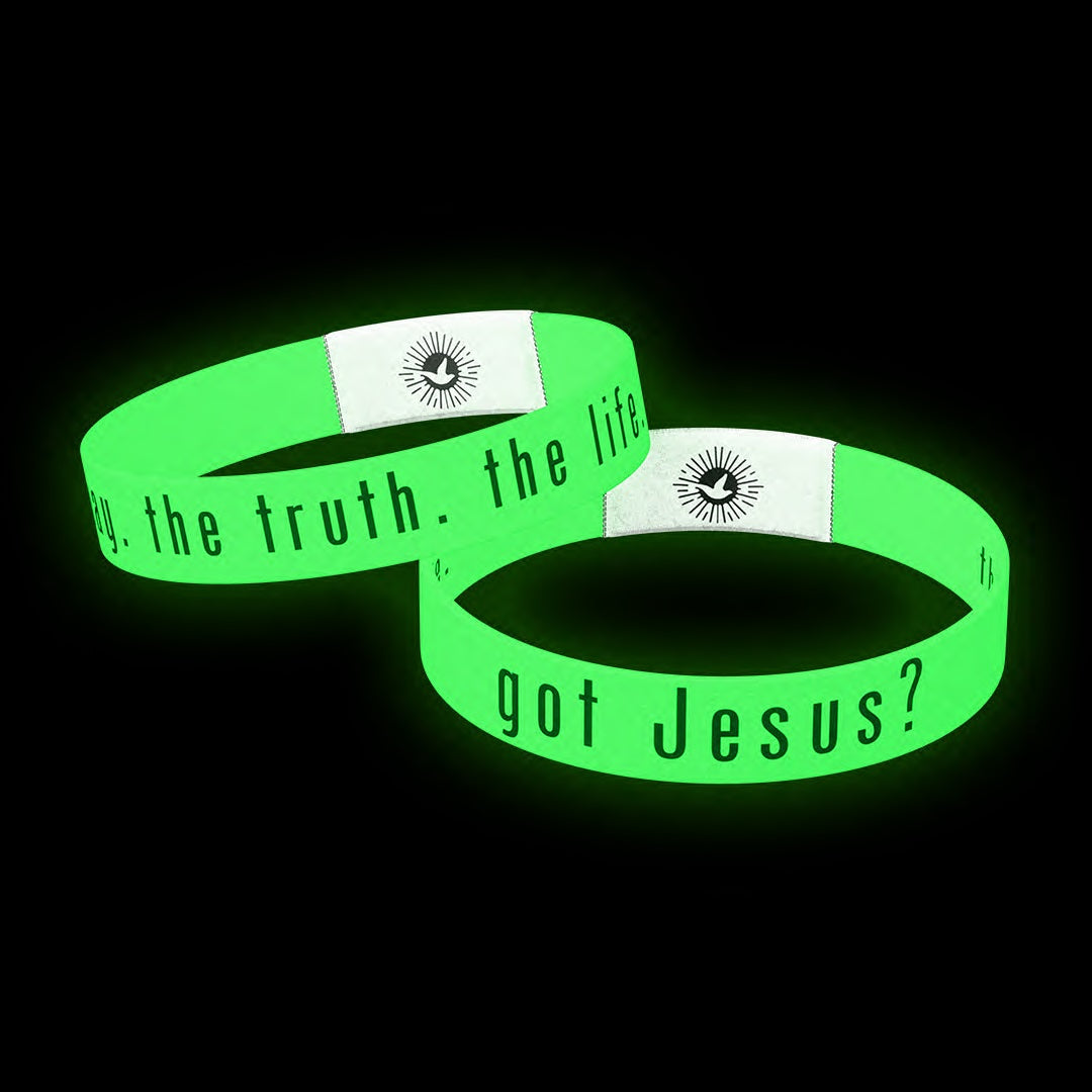Glow in the Dark Got Jesus Bible Verse Bracelet
