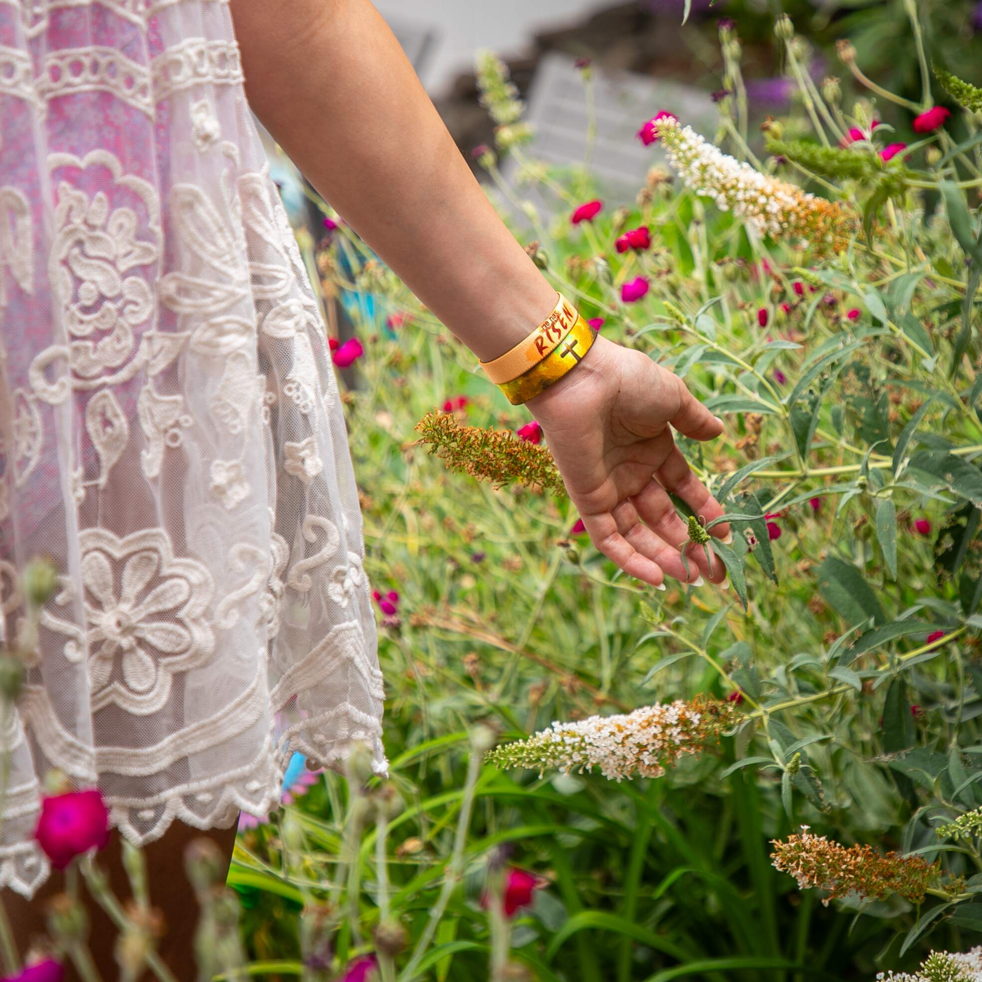 He Has Risen Bible Verse Bracelet