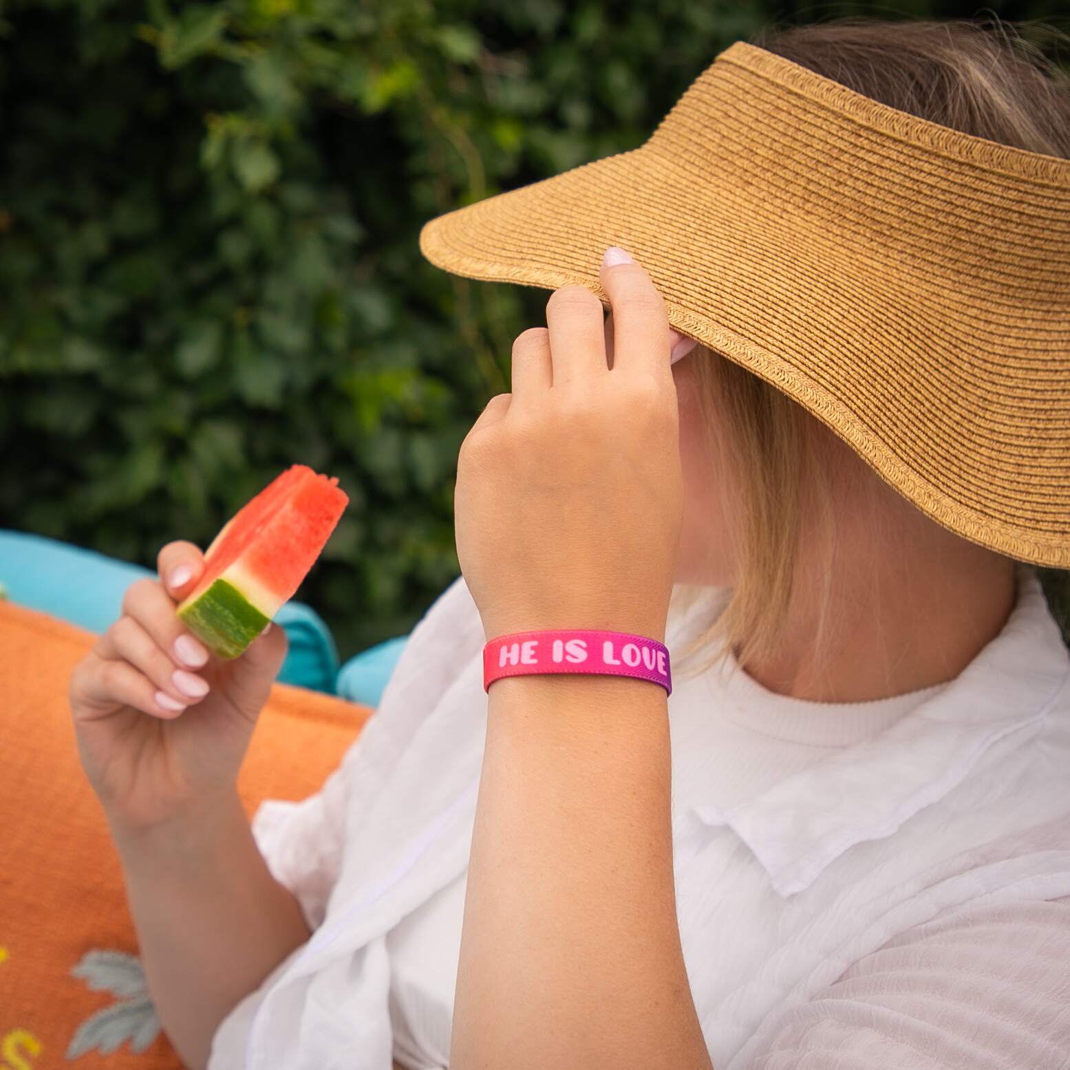 He is Love Bible Verse Bracelet