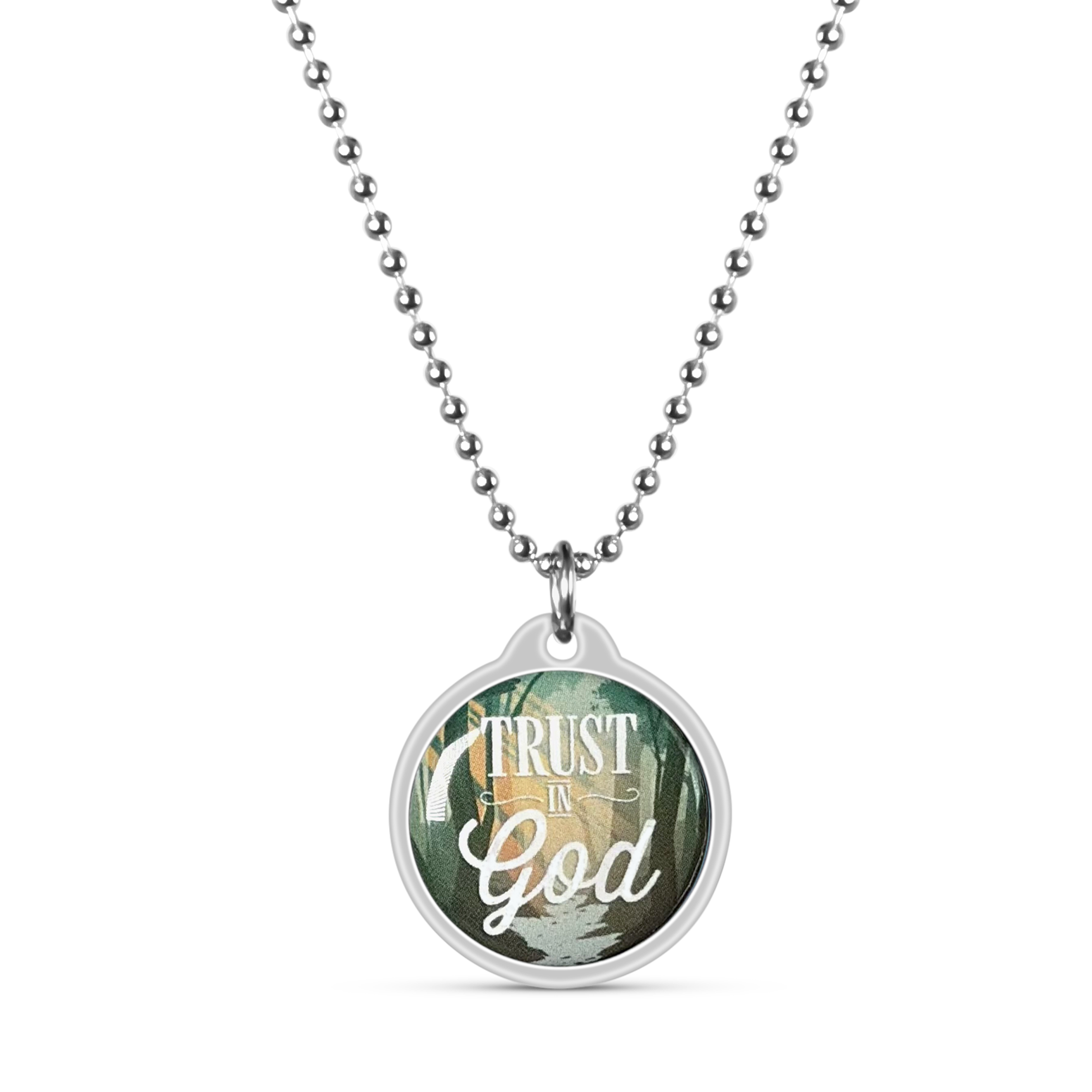 Trust in God Daily Bible Verse Necklace