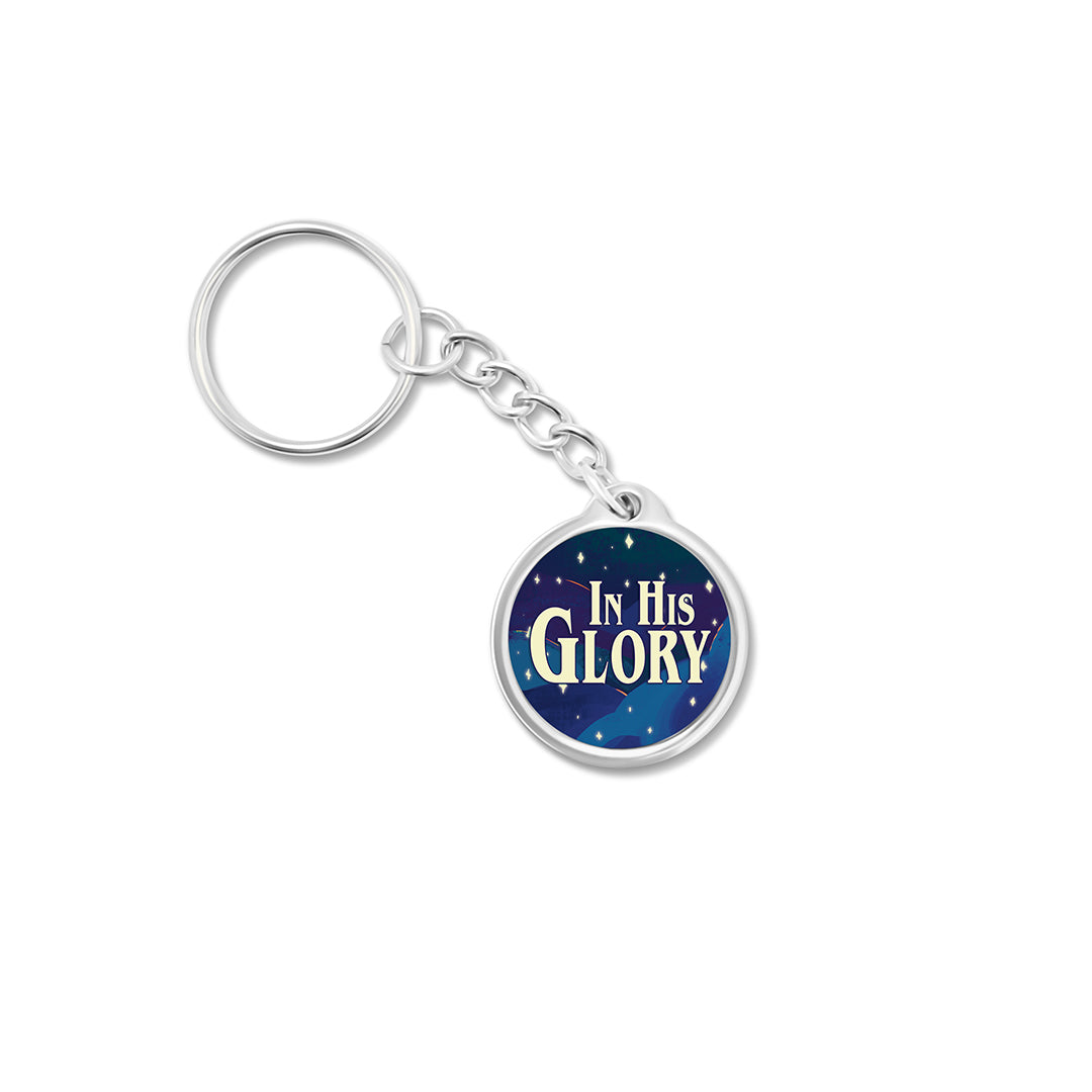 In His Glory Daily Bible Verse Keychain