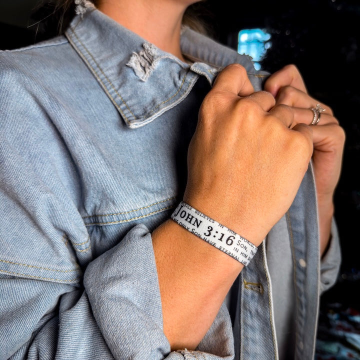 John 3:16 Bible Verse Bracelet
