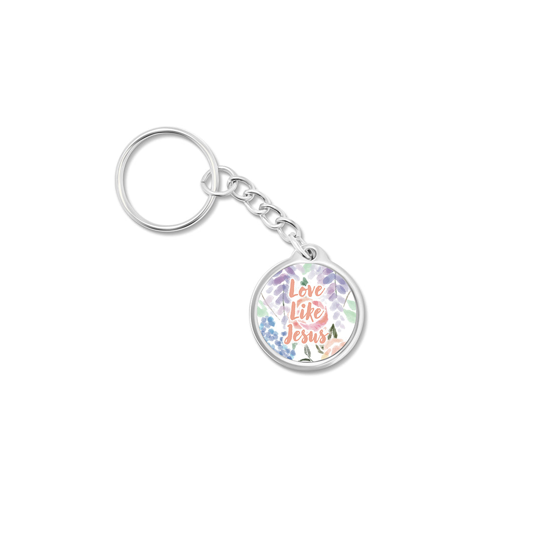 Love Like Jesus Daily Bible Verse Keychain
