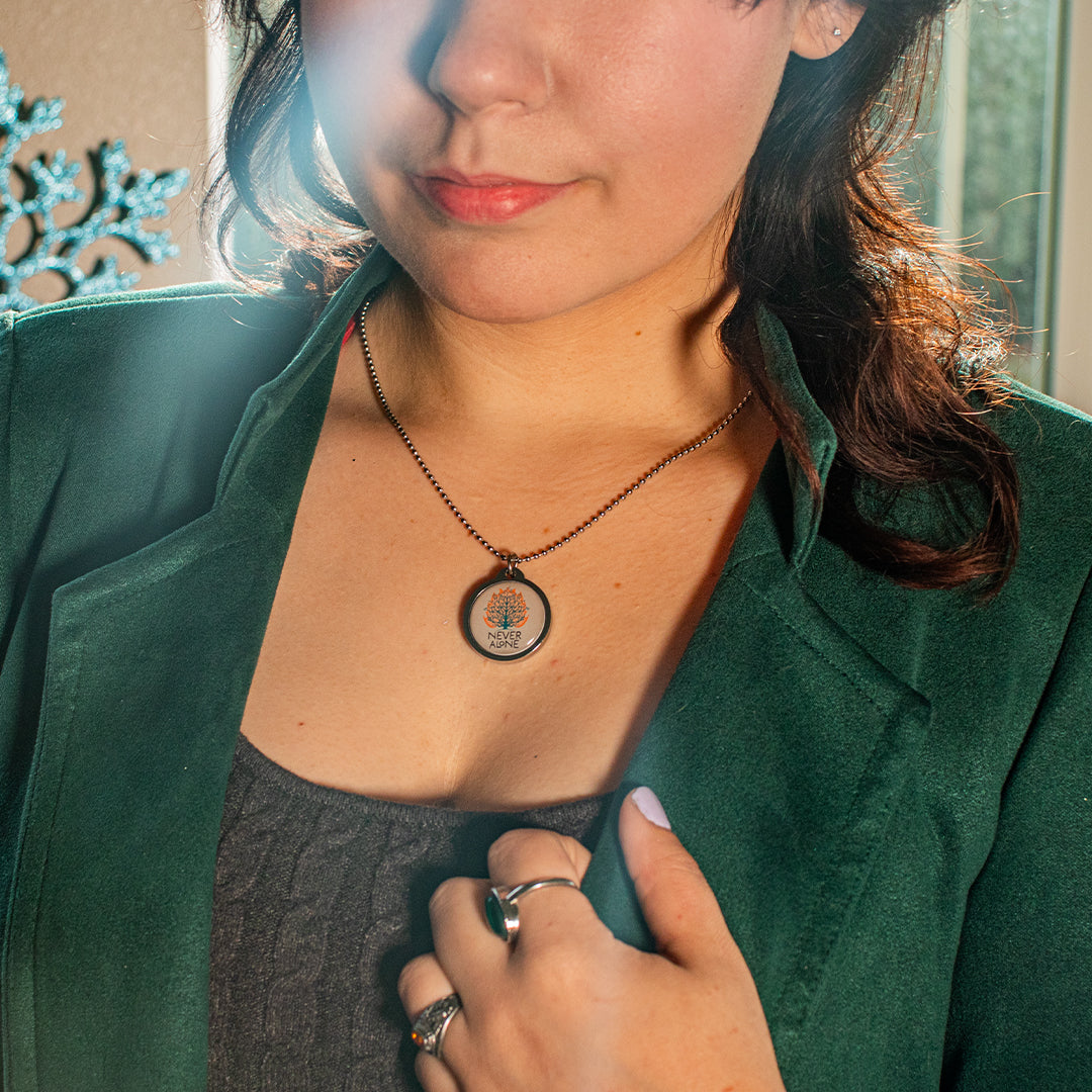 Never Alone Daily Bible Verse Necklace