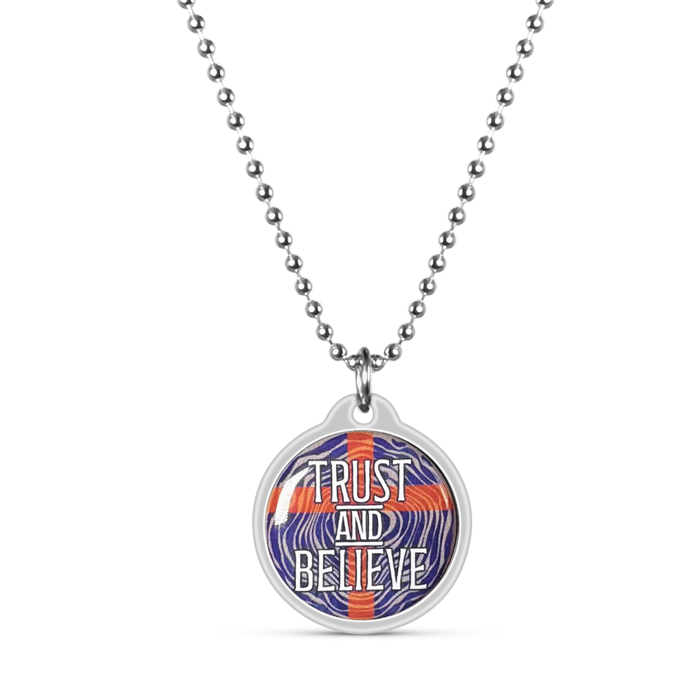 Trust & Believe Daily Bible Verse Necklace