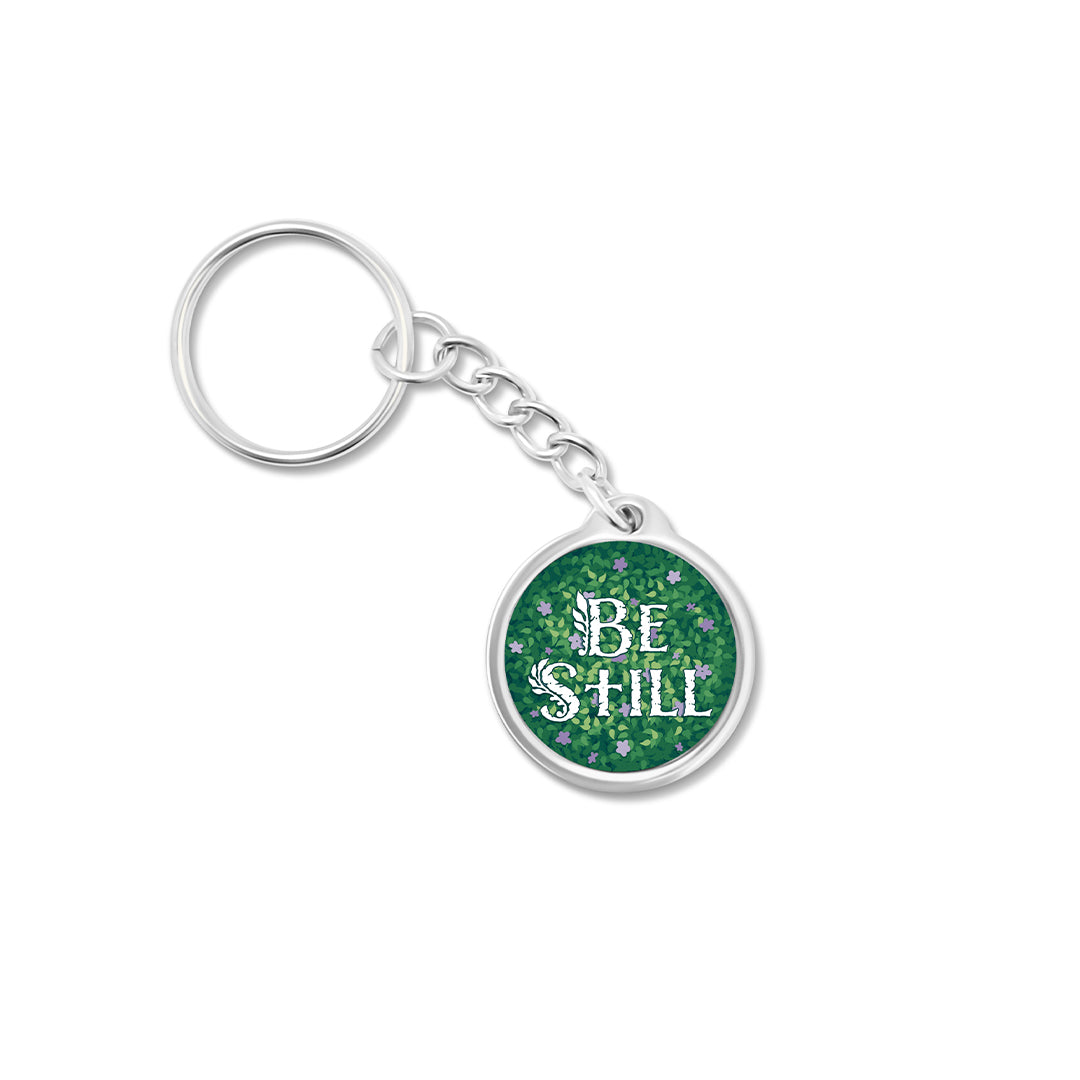 Be Still Daily Bible Verse Keychain
