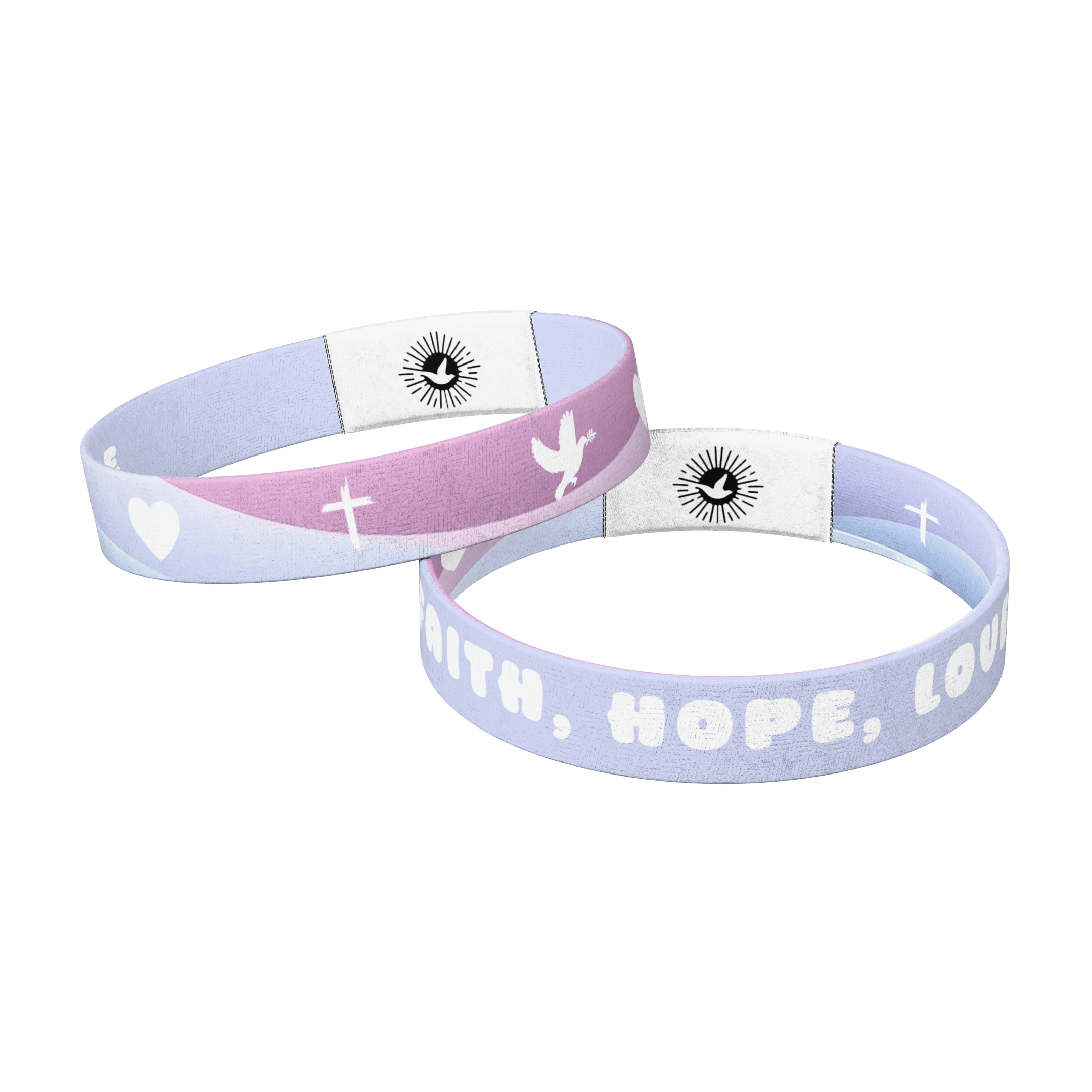Faith Hope Love Bible Verse Bracelet