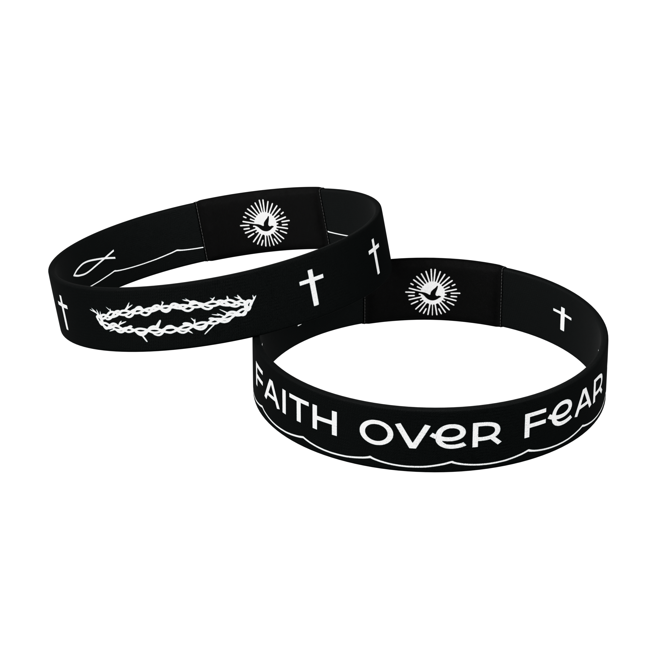 Color Changing Faith Over Fear Bible Verse Bracelet