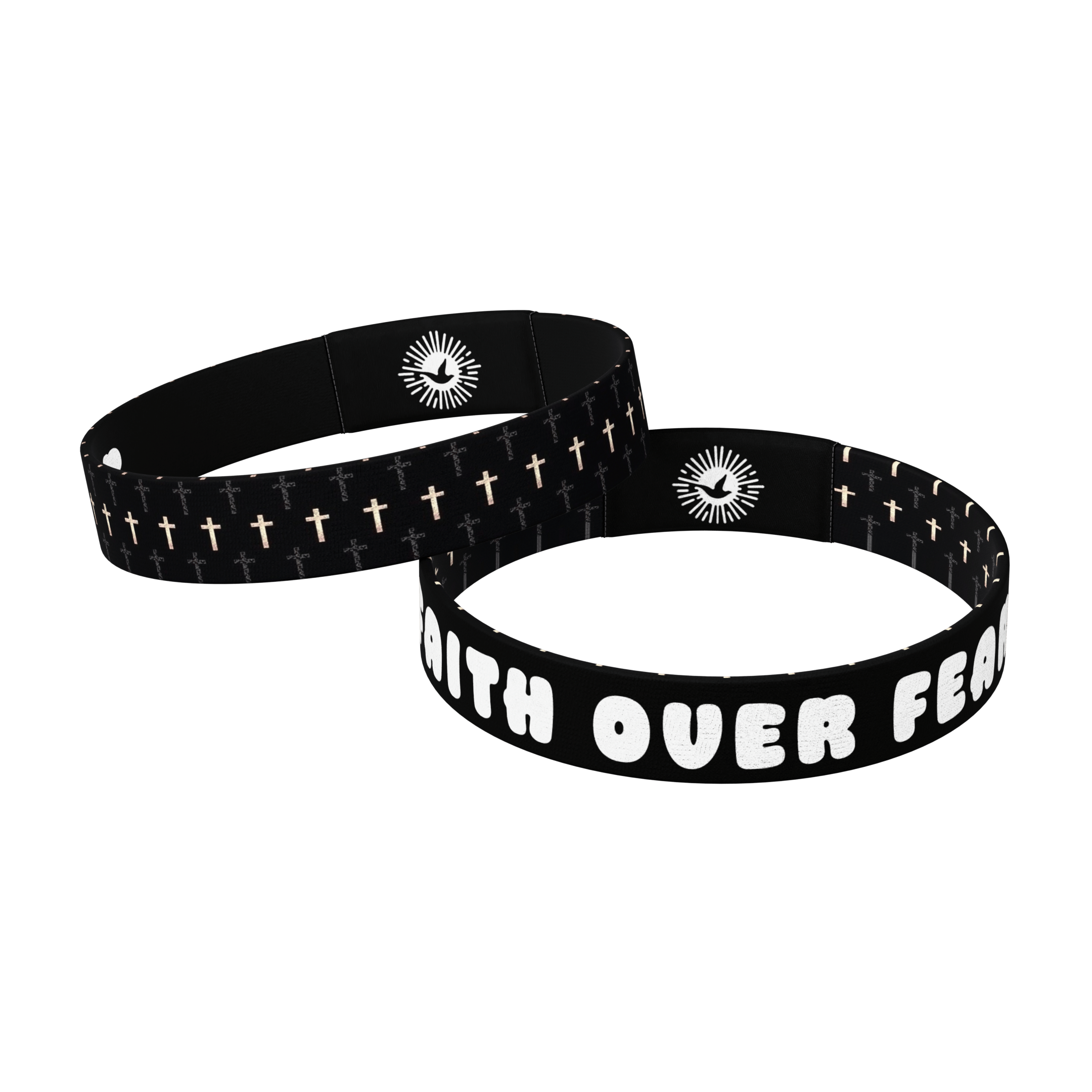 Faith Over Fear Bible Verse Bracelet