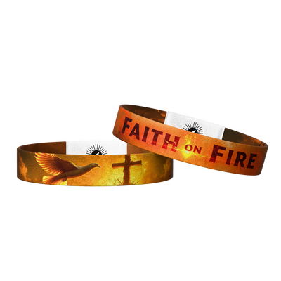 Faith On Fire Bible Verse Bracelet