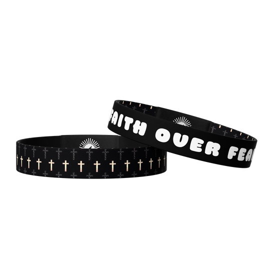 Faith Over Fear Bible Verse Bracelet