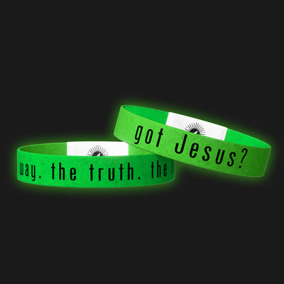 Glow in the Dark Got Jesus Bible Verse Bracelet