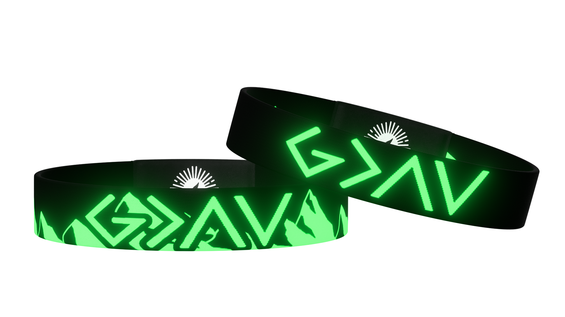 Glow in the Dark God's Greater than the Highs and Lows Bible Verse Bracelet