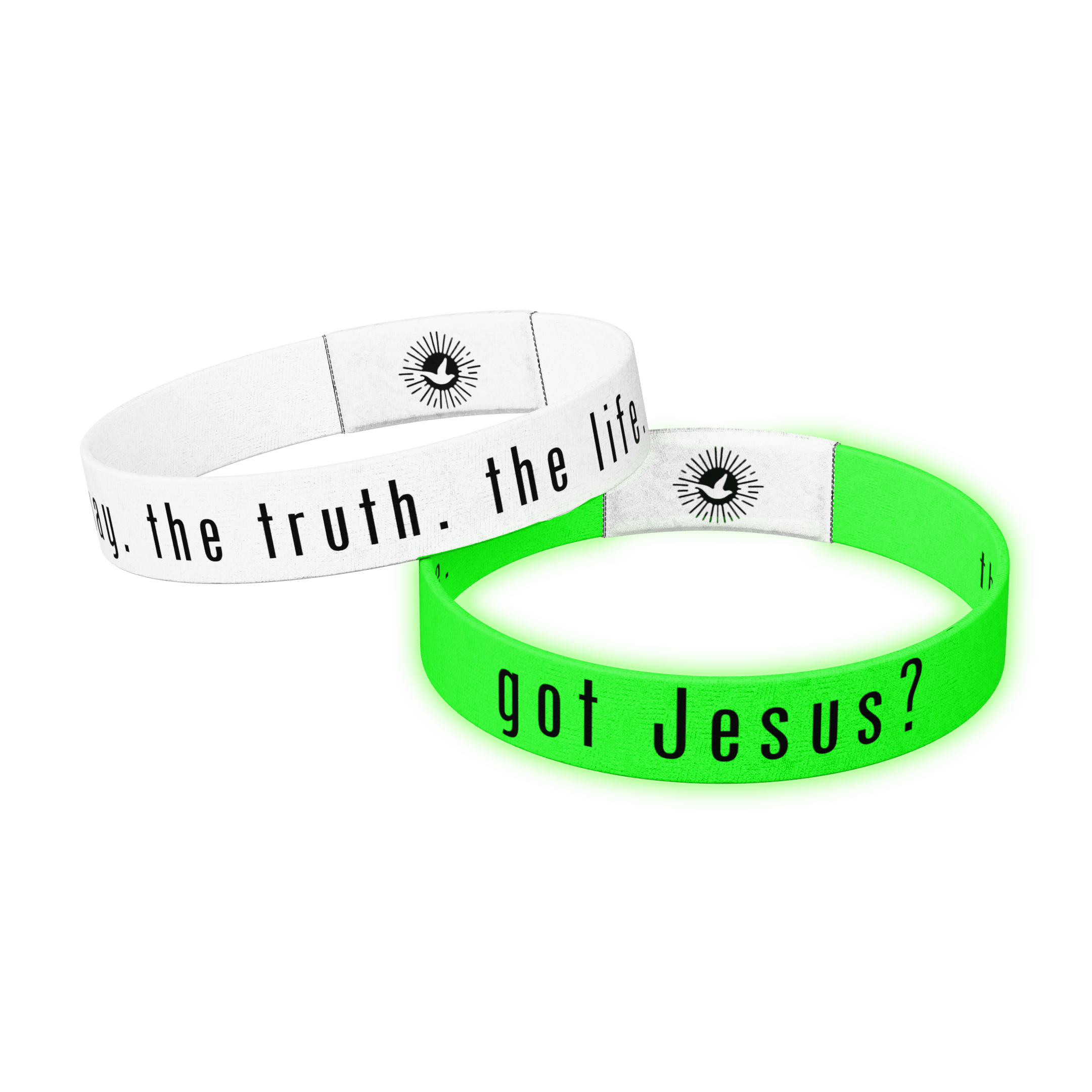 Glow in the Dark Got Jesus Bible Verse Bracelet