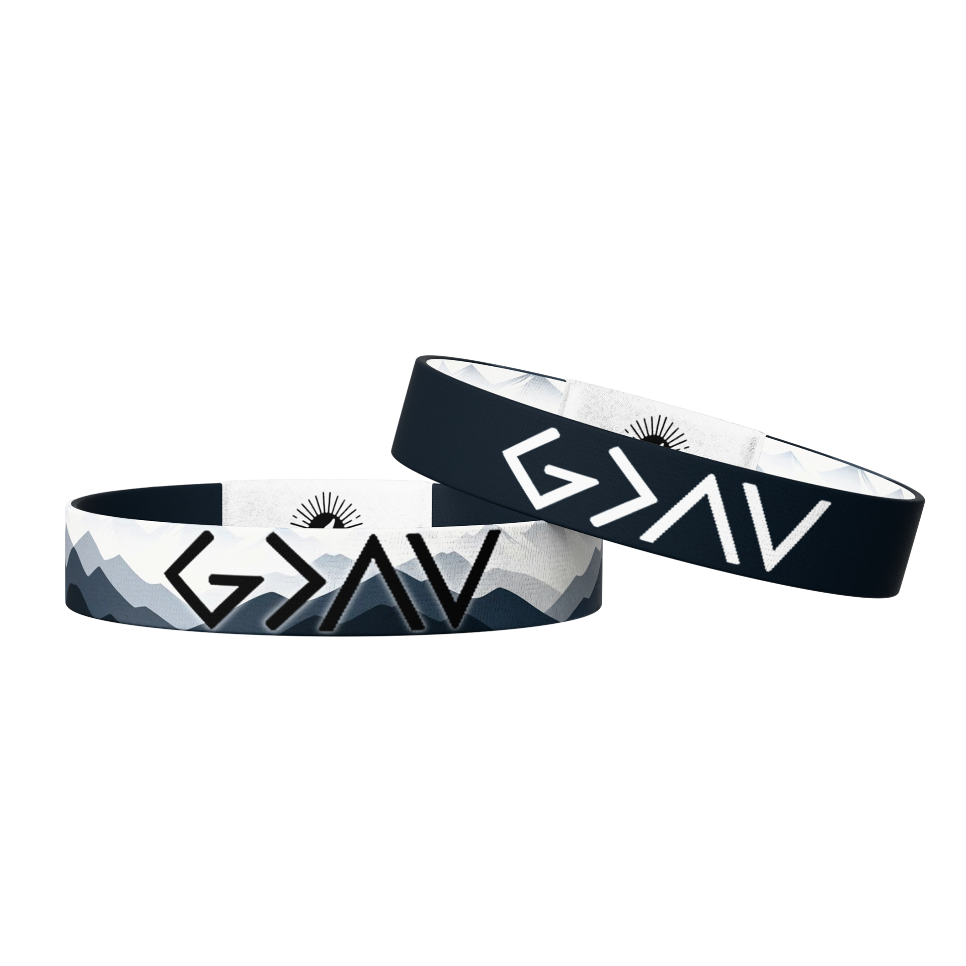 God's Greater Than Highs and Lows Bible Verse Bracelet