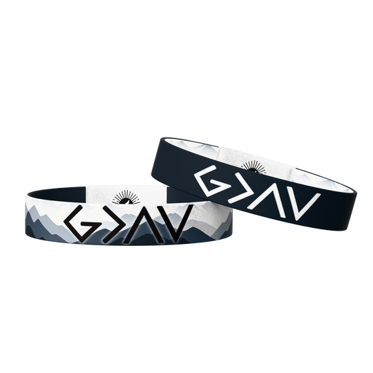 God's Greater Than Highs and Lows Bible Verse Bracelet