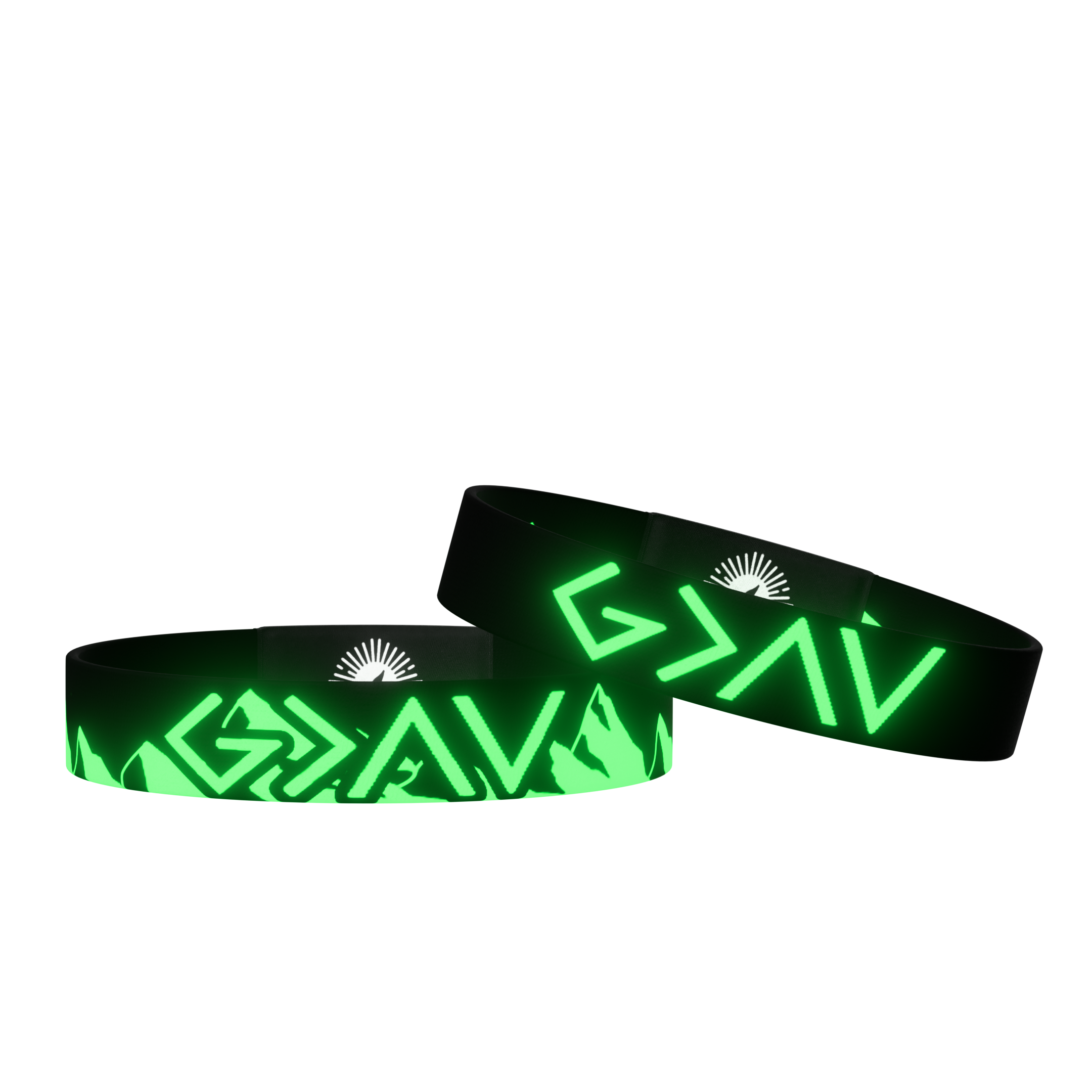 Glow in the Dark God's Greater than the Highs and Lows Bible Verse Bracelet