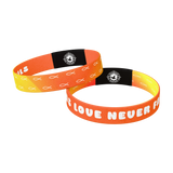God's Love Never Fails Bible Verse Bracelet