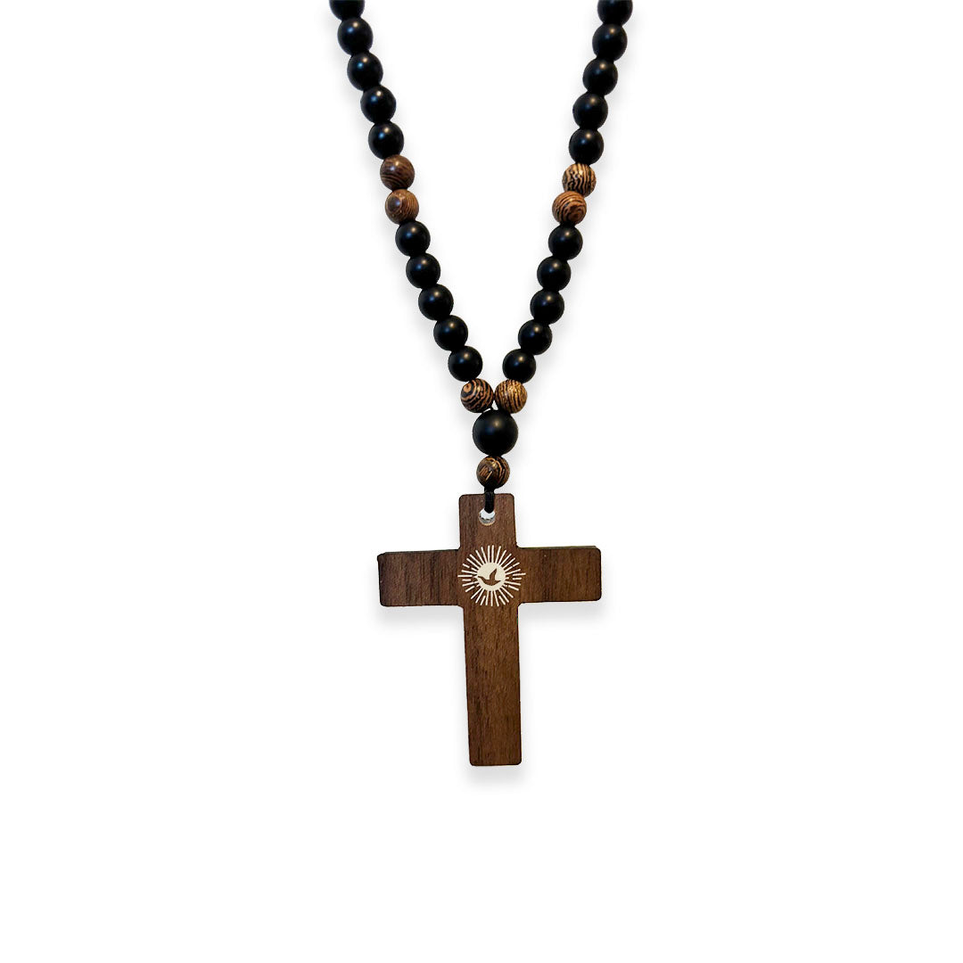 Cross Daily Bible Verse Necklace