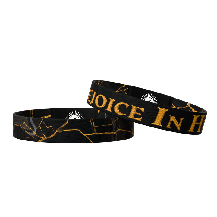 Rejoice In Him Bible Verse Bracelet