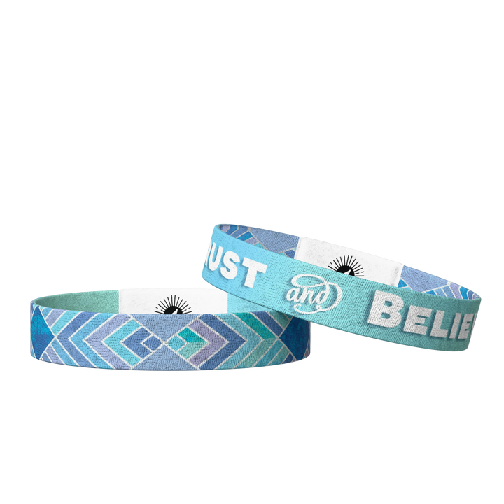 Trust and Believe Bible Verse Bracelet