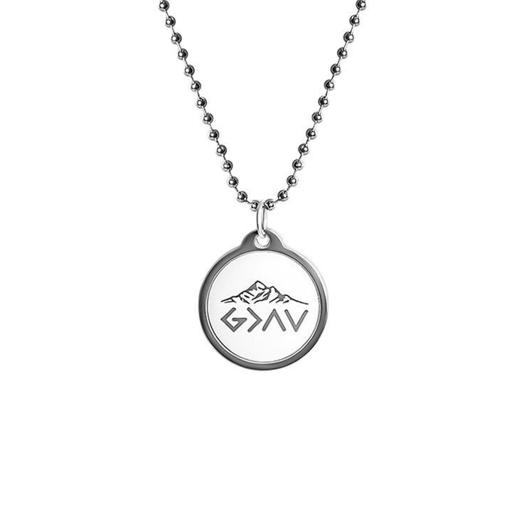 God's Greater Than the Highs and Lows Necklace