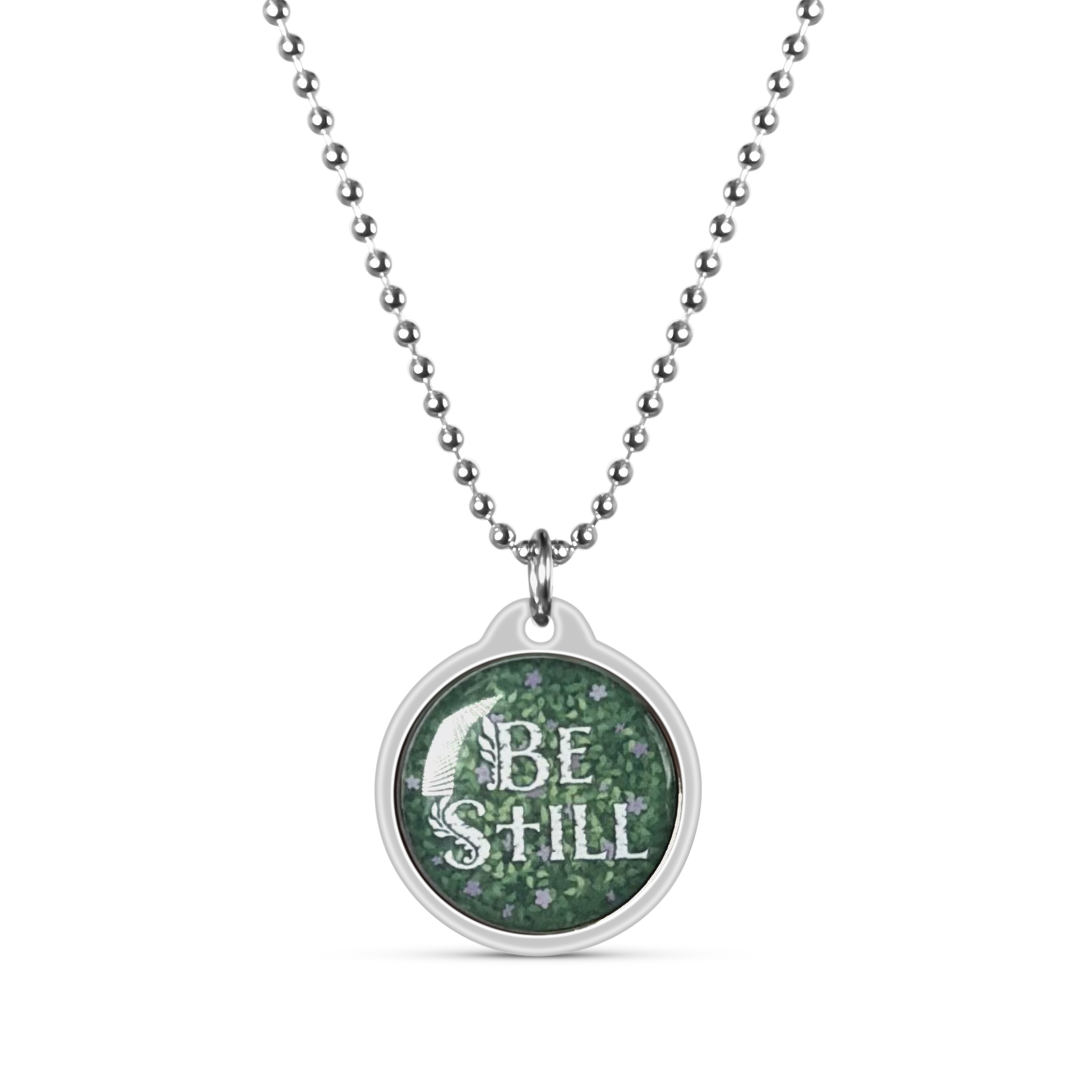 Be Still Daily Bible Verse Necklace