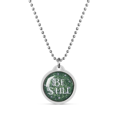 Be Still Daily Bible Verse Necklace