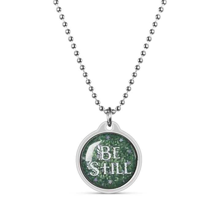 Be Still Daily Bible Verse Necklace