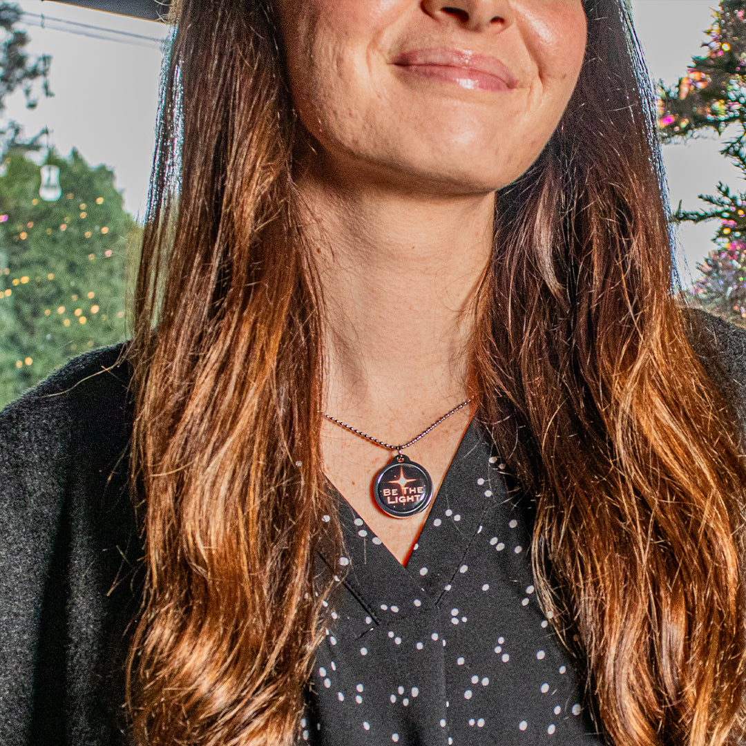 Be The Light Daily Bible Verse Necklace