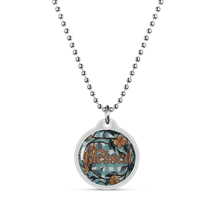 Blessed Daily Bible Verse Necklace