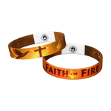 Faith On Fire Bible Verse Bracelet