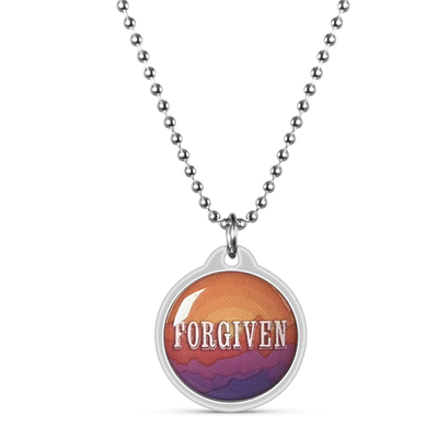 Forgiven Daily Bible Verse Necklace