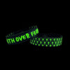 Glow in the Dark Faith Over Fear Bible Verse Bracelet