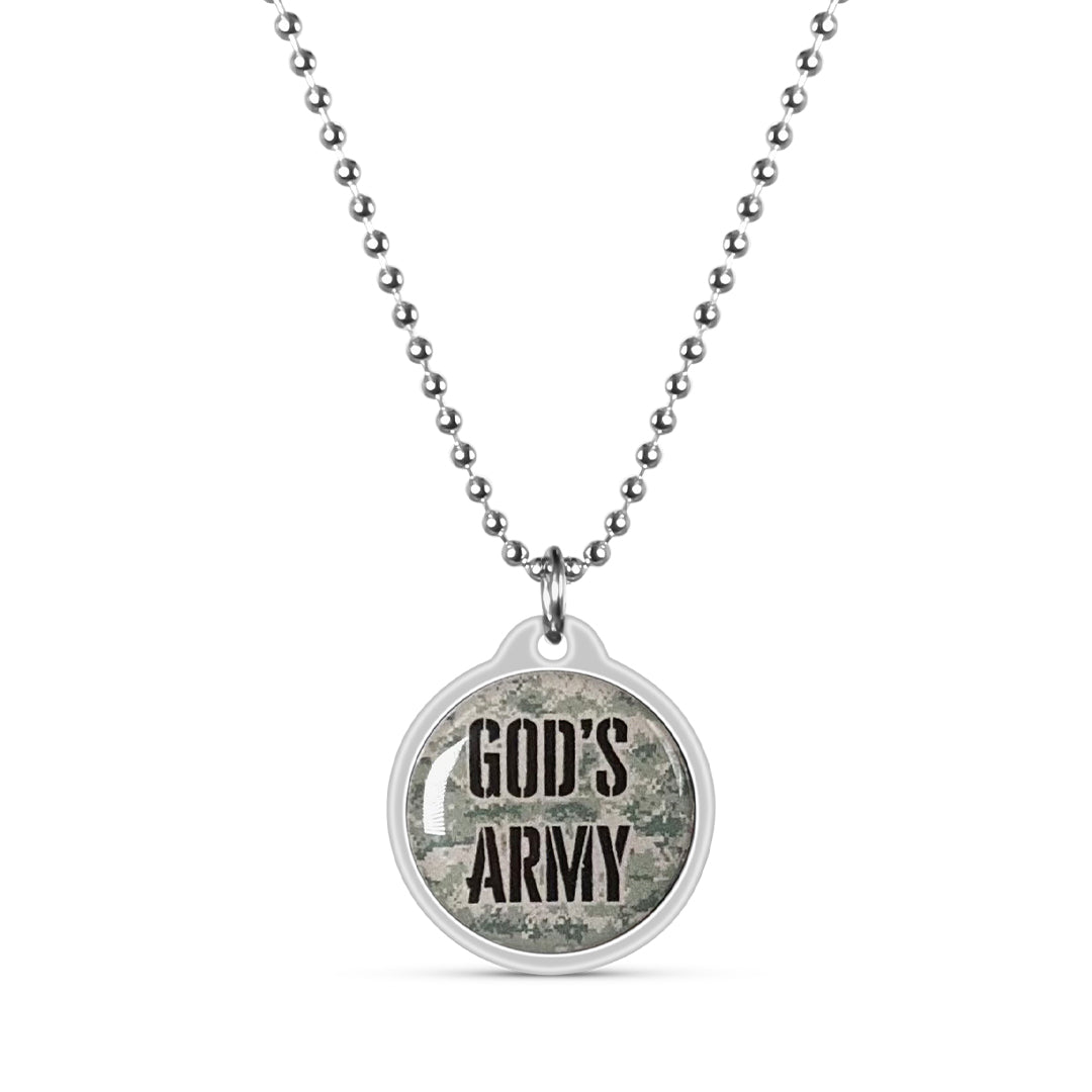 God's Army Daily Bible Verse Necklace