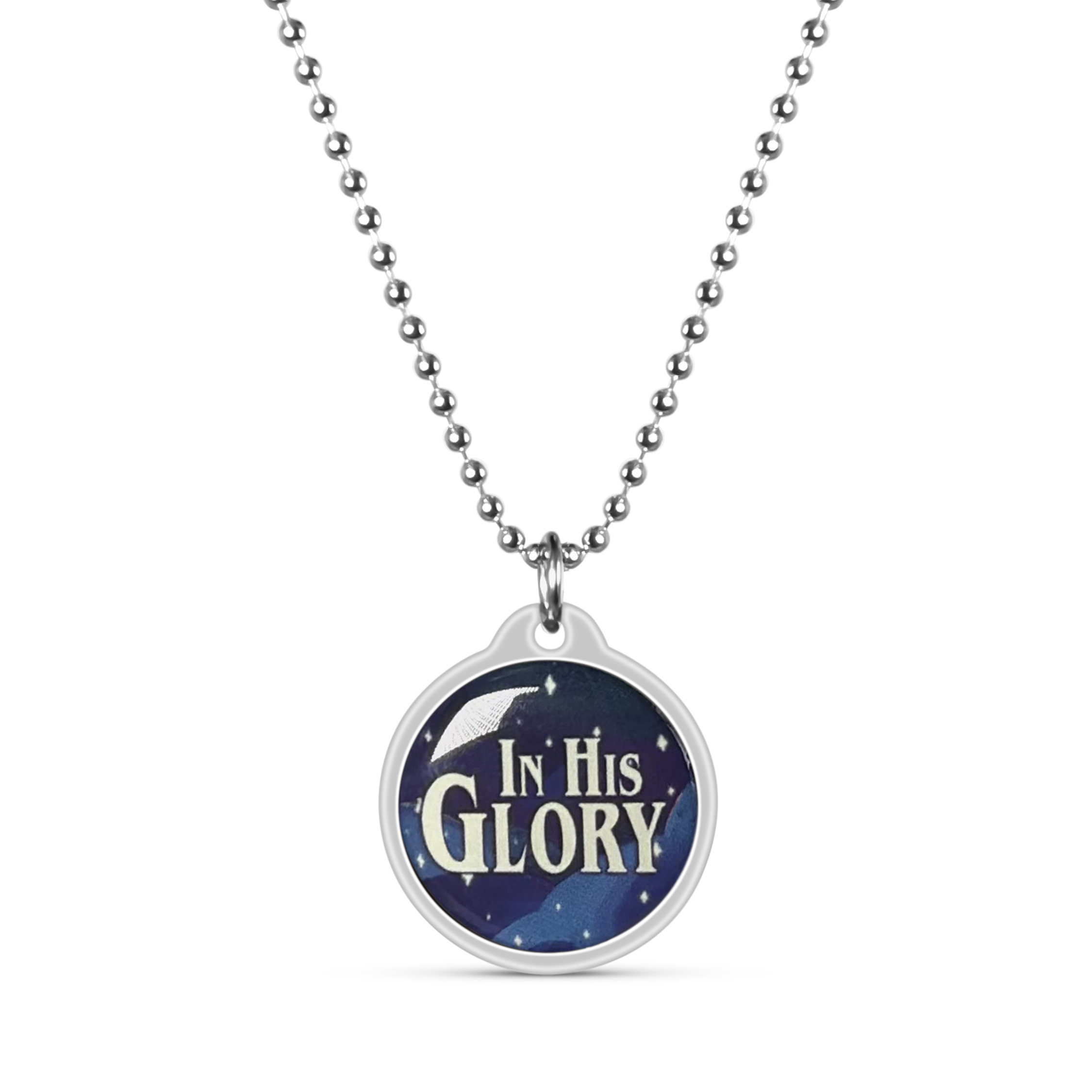 In His Glory Daily Bible Verse Necklace