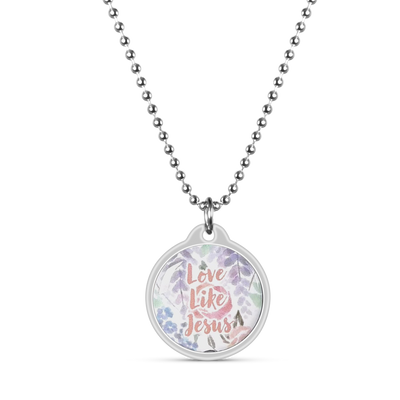 Love Like Jesus Daily Bible Verse Necklace