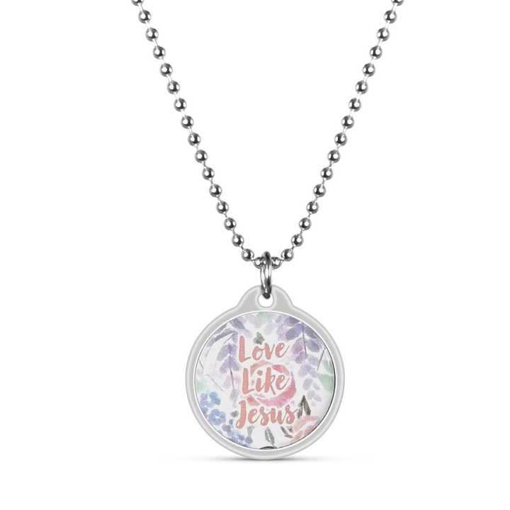 Love Like Jesus Daily Bible Verse Necklace