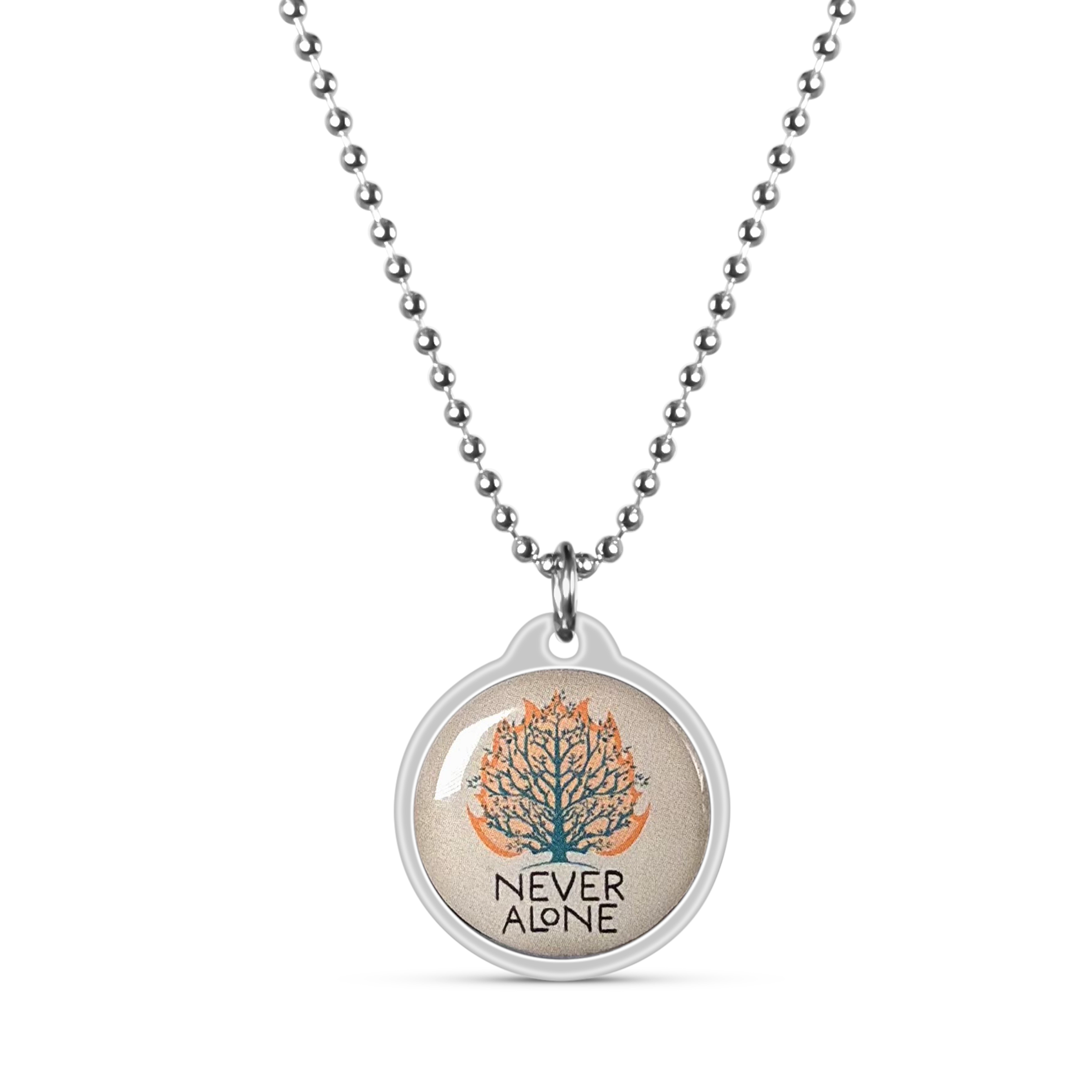 Never Alone Daily Bible Verse Necklace