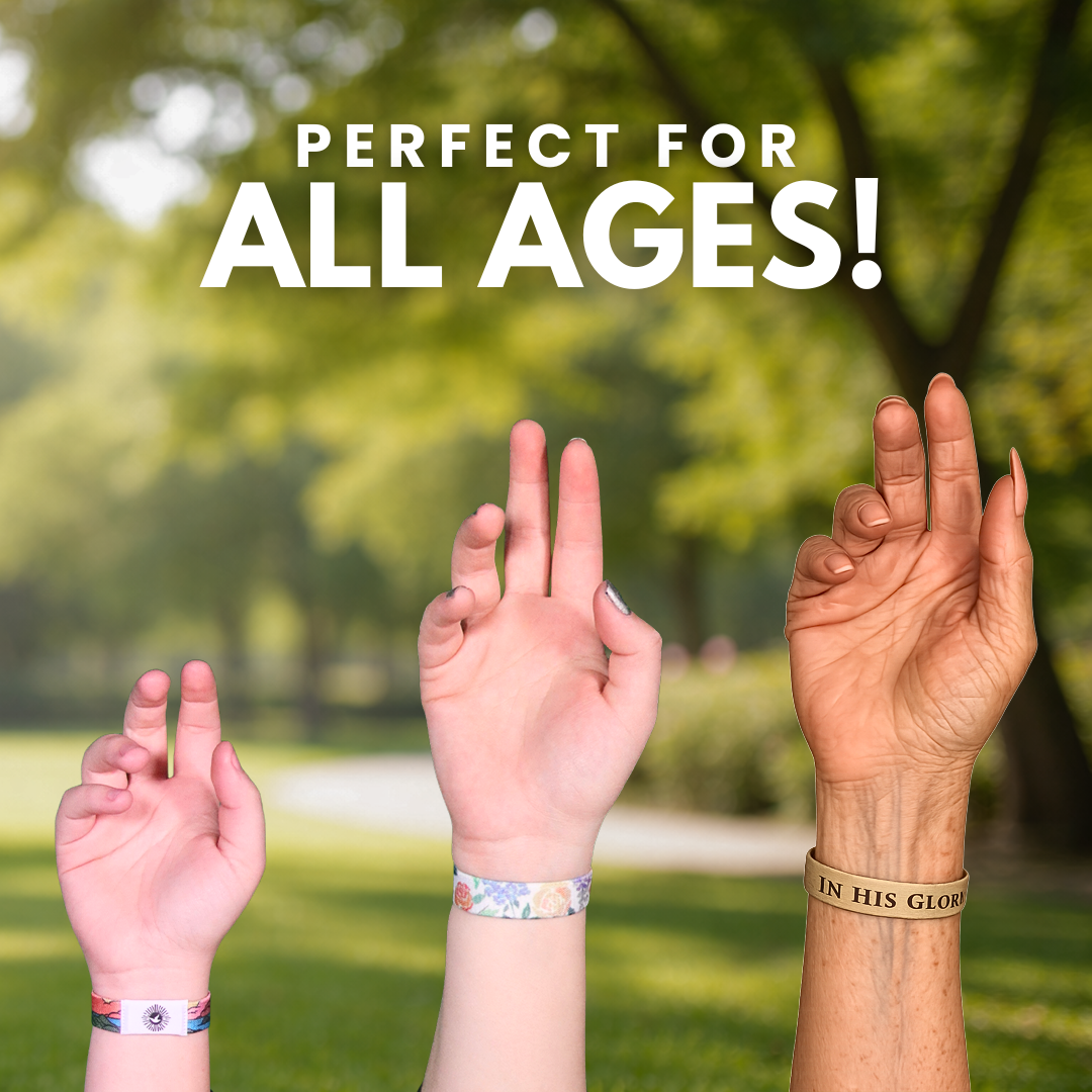 Glow in the Dark God's Greater than the Highs and Lows Bible Verse Bracelet