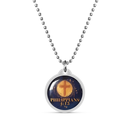 Philippians 4:13 Bible Verse Necklace
