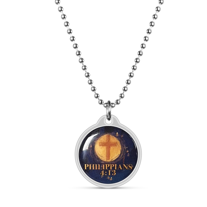 Philippians 4:13 Bible Verse Necklace