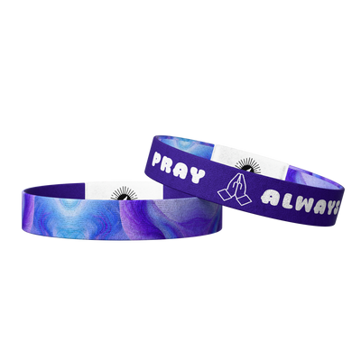 Pray Always Bible Verse Bracelet