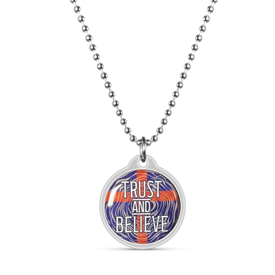 Trust & Believe Daily Bible Verse Necklace