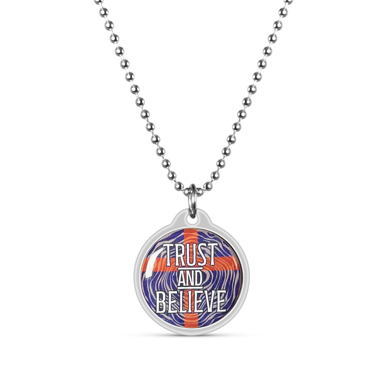 Trust & Believe Daily Bible Verse Necklace