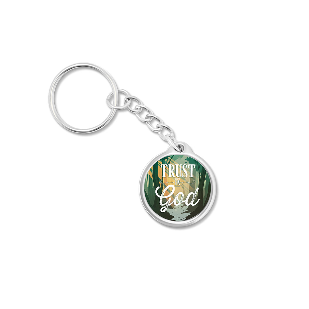 Trust in God Daily Bible Verse Keychain